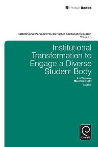 Cover image for Institutional Transformation To Engage A Diverse Student Body