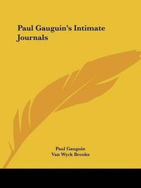 Cover image for Paul Gauguin's Intimate Journals