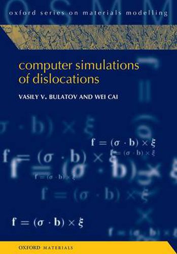 Cover image for Computer Simulations of Dislocations