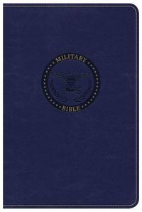 Cover image for CSB Military Bible, Royal Blue LeatherTouch