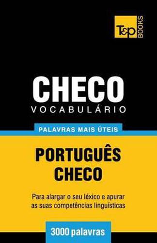 Cover image for Vocabulario Portugues-Checo - 3000 palavras mais uteis