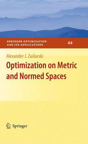 Cover image for Optimization on Metric and Normed Spaces