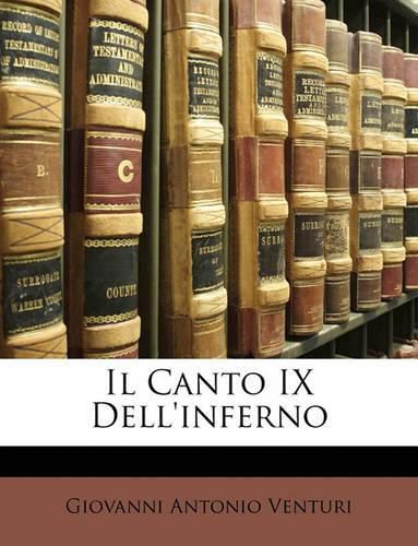 Cover image for Il Canto IX Dell'inferno