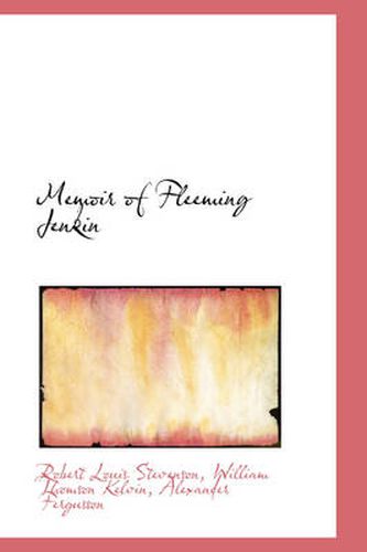 Cover image for Memoir of Fleeming Jenkin