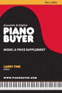 Cover image for Piano Buyer Model & Price Supplement / Fall 2020