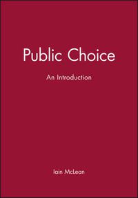 Cover image for Public Choice: An Introduction