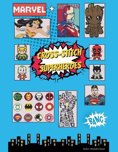 Cover image for Cross-Stitch Superheroes