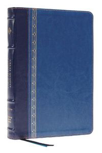 Cover image for NRSVCE, Great Quotes Catholic Bible, Leathersoft, Blue, Comfort Print: Holy Bible