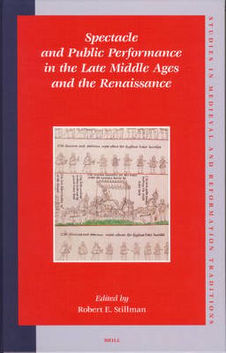 Cover image for Spectacle and Public Performance in the Late Middle Ages and the Renaissance