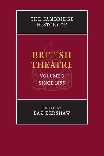 Cover image for The Cambridge History of British Theatre