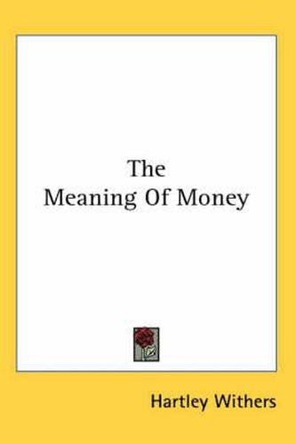 Cover image for The Meaning of Money