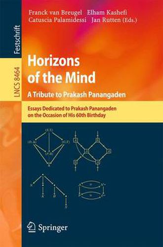 Cover image for Horizons of the Mind. A Tribute to Prakash Panangaden: Essays Dedicated to Prakash Panangaden on the Occasion of His 60th Birthday