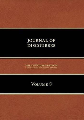 Cover image for Journal of Discourses, Volume 8