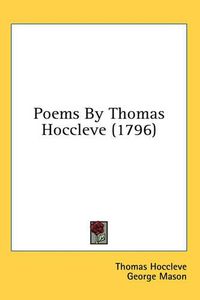 Cover image for Poems by Thomas Hoccleve (1796)