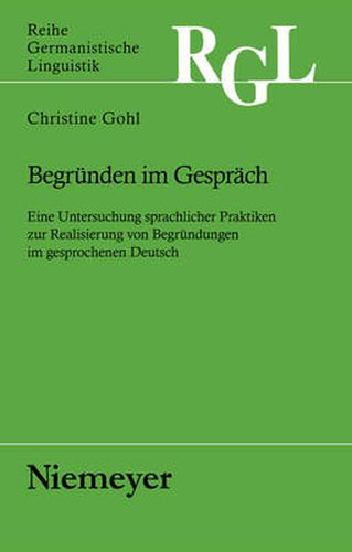 Cover image for Begrunden im Gesprach