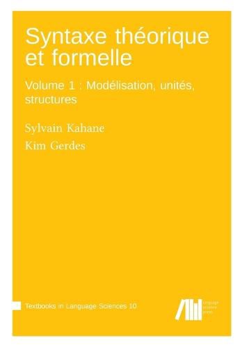 Cover image for Syntaxe theorique et formelle, Volume 1