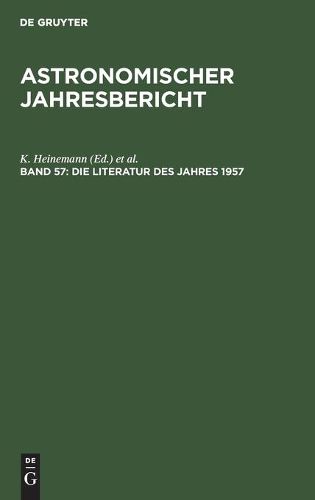 Cover image for Die Literatur Des Jahres 1957