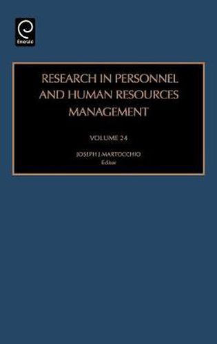 Cover image for Research in Personnel and Human Resources Management