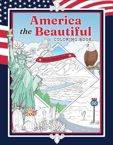 Cover image for America the Beautiful Coloring Book