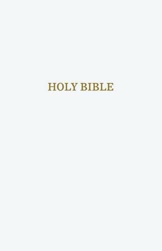 Cover image for KJV, Gift and Award Bible, Leather-Look, White, Red Letter, Comfort Print: Holy Bible, King James Version