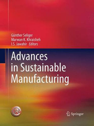 Cover image for Advances in Sustainable Manufacturing