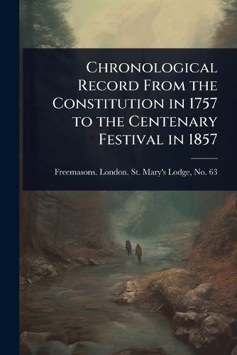 Cover image for Chronological Record From the Constitution in 1757 to the Centenary Festival in 1857