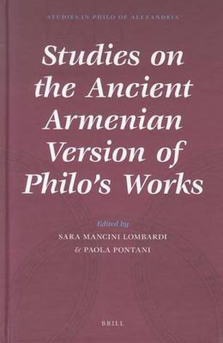 Cover image for Studies on the Ancient Armenian Version of Philo's Works