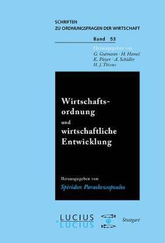 Cover image for Wirtschaftsordnung Und Wirtschaftliche Entwicklung