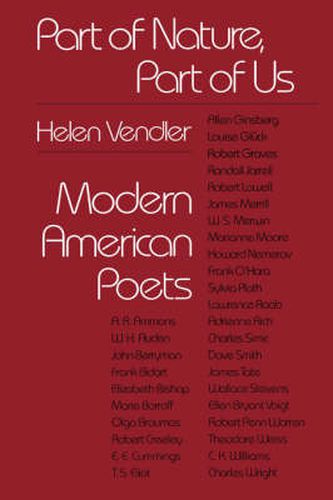 Cover image for Part of Nature, Part of Us: Modern American Poets