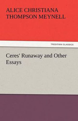 Cover image for Ceres' Runaway and Other Essays