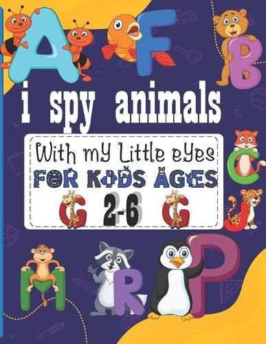 Cover image for i spy animals