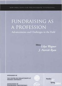 Cover image for Fundraising as a Profession: Advancements and Challenges in the Field