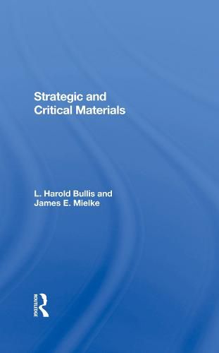 Cover image for Strategic and Critical Materials