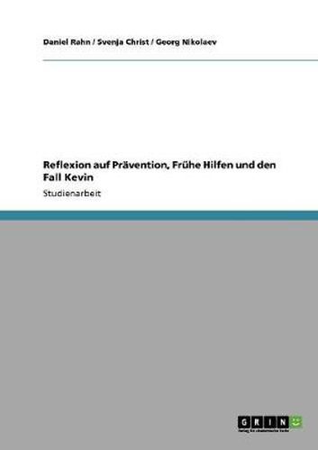 Cover image for Reflexion auf Pravention, Fruhe Hilfen und den Fall Kevin