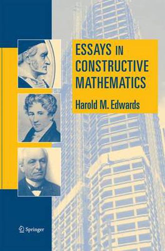 Cover image for Essays in Constructive Mathematics