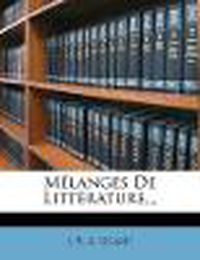 Cover image for M Langes de Litt Rature...