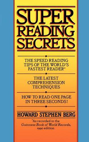 Cover image for Super Reading Secrets