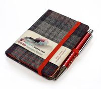 Cover image for Waverley S.T. (S): Castle Grey Mini with Pen Pocket Genuine Tartan Cloth Commonplace Notebook