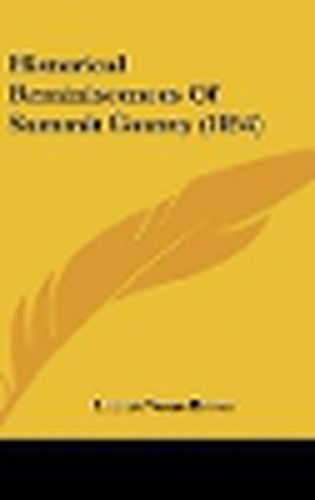 Cover image for Historical Reminiscences of Summit County (1854)