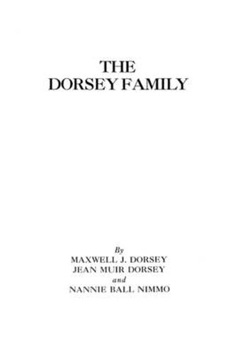 Cover image for Dorsey Family