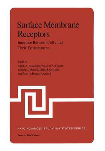 Cover image for Surface Membrane Receptors: Interface Between Cells and Their Environment