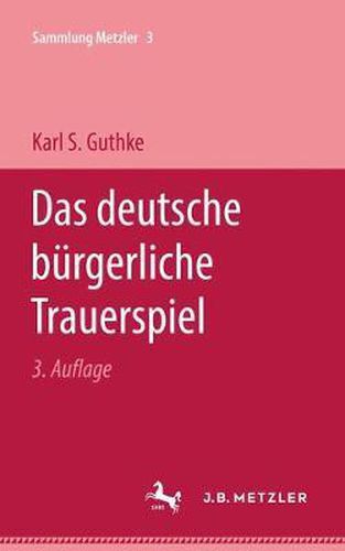 Cover image for Das deutsche burgerliche Trauerspiel