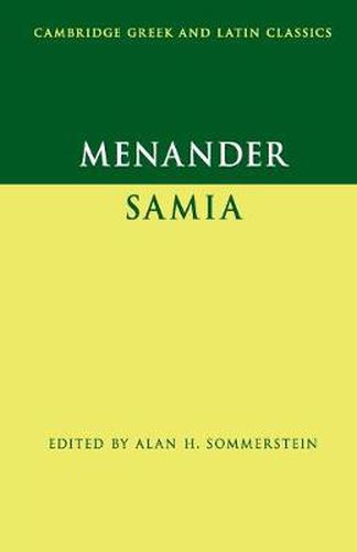 Cover image for Menander: Samia (The Woman from Samos)