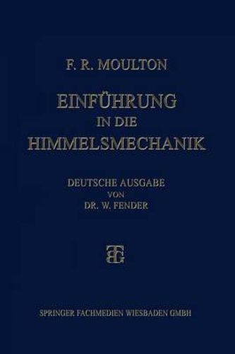 Cover image for Einfuhrung in Die Himmelsmechanik