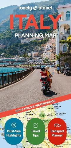 Cover image for Lonely Planet Italy Planning Map