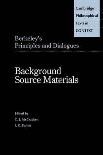 Cover image for Berkeley's Principles and Dialogues: Background Source Materials