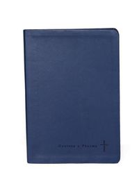 Cover image for Journaling Through the Gospels and Psalms, Catholic Edition: Navy Colored Cover