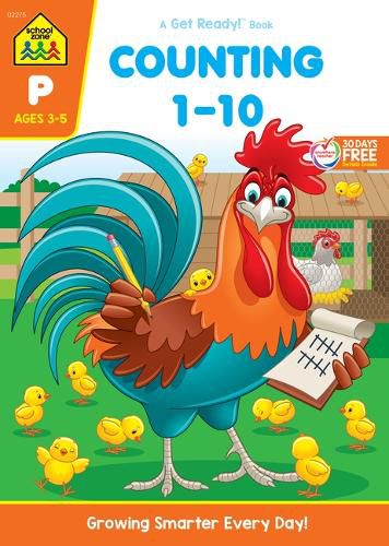 Cover image for School Zone Counting 1-10 Workbook