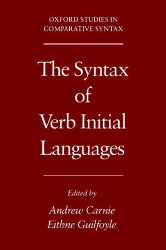 Cover image for The Syntax of Verb Initial Languages