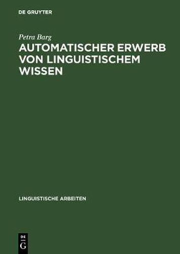 Cover image for Automatischer Erwerb von linguistischem Wissen